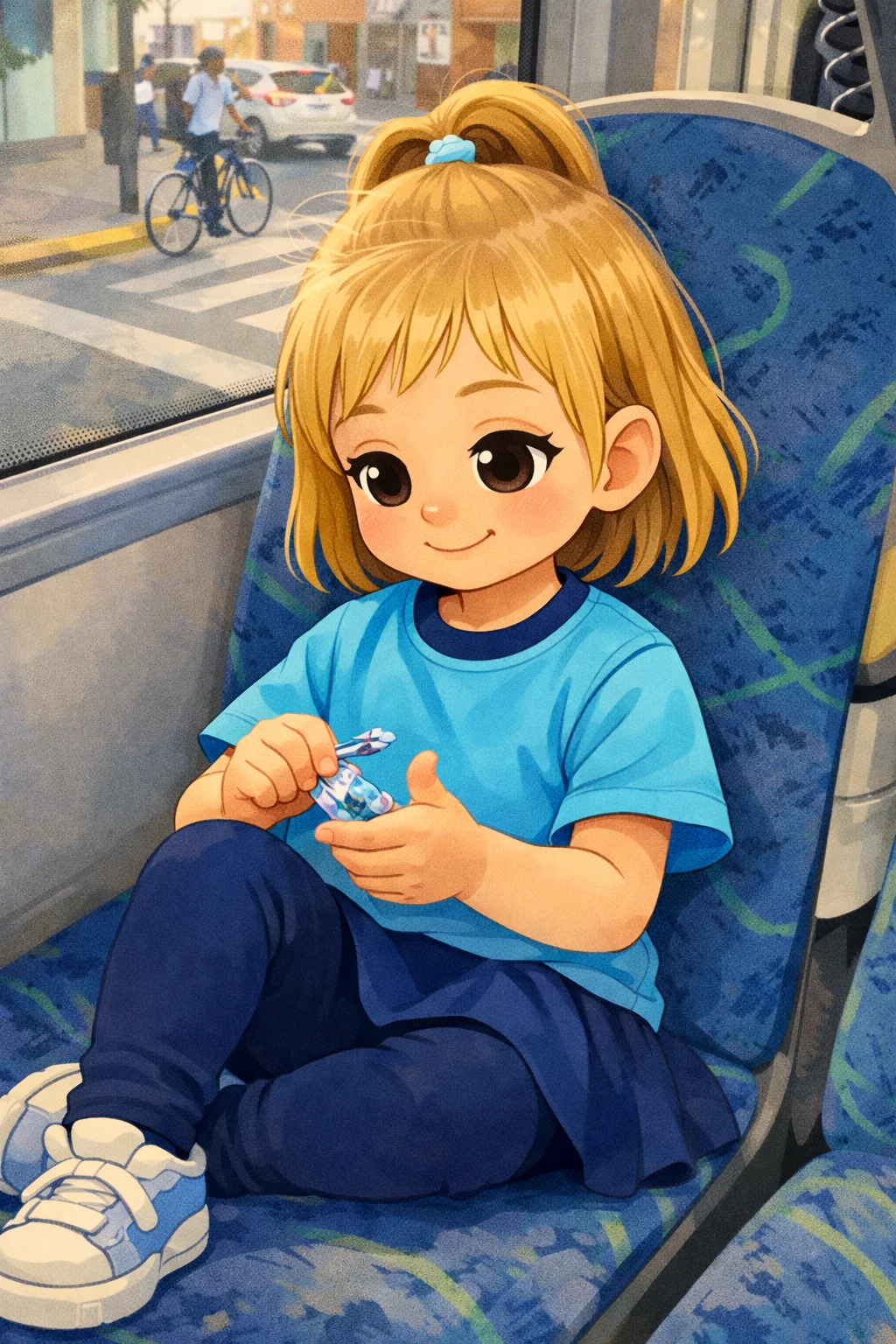 Odaia en el colectivo